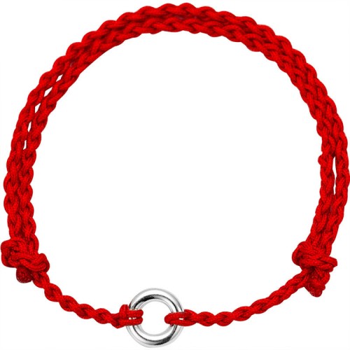925 Sterling Silver Peace Buckle Luck String Anklet 925 Sterling Silver Peace Buckle Luck String Anklet