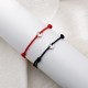 925 Sterling Silver Peace Buckle Luck String Anklet 925 Sterling Silver Peace Buckle Luck String Anklet