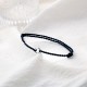 925 Sterling Silver Peace Buckle Luck String Anklet 925 Sterling Silver Peace Buckle Luck String Anklet