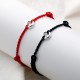 925 Sterling Silver Peace Buckle Luck String Anklet 925 Sterling Silver Peace Buckle Luck String Anklet