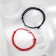 925 Sterling Silver Peace Buckle Luck String Anklet 925 Sterling Silver Peace Buckle Luck String Anklet