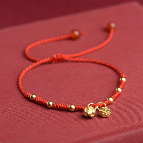 Lotus Pod Luck String Rope Anklet Lotus Pod Luck String Rope Anklet