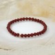 925 Sterling Silver Cinnabar Beads Blessing Anklet 925 Sterling Silver Cinnabar Beads Blessing Anklet