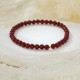 925 Sterling Silver Cinnabar Beads Blessing Anklet 925 Sterling Silver Cinnabar Beads Blessing Anklet