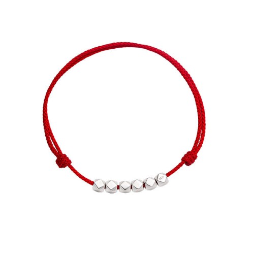 925 Sterling Silver Beads Luck Protection Anklet 925 Sterling Silver Beads Luck Protection Anklet