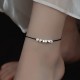 925 Sterling Silver Beads Luck Protection Anklet 925 Sterling Silver Beads Luck Protection Anklet