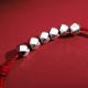925 Sterling Silver Beads Luck Protection Anklet 925 Sterling Silver Beads Luck Protection Anklet