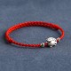 Handmade 999 Sterling Silver Rabbit Luck Bracelet Anklet Handmade 999 Sterling Silver Rabbit Luck Bracelet Anklet