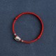Handmade 999 Sterling Silver Rabbit Luck Bracelet Anklet Handmade 999 Sterling Silver Rabbit Luck Bracelet Anklet