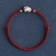 Handmade 999 Sterling Silver Rabbit Luck Bracelet Anklet Handmade 999 Sterling Silver Rabbit Luck Bracelet Anklet