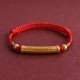 Handmade Alloy Heart Sutra Protection Strength Bracelet Anklet Handmade Alloy Heart Sutra Protection Strength Bracelet Anklet