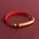 Handmade Alloy Heart Sutra Protection Strength Bracelet Anklet Handmade Alloy Heart Sutra Protection Strength Bracelet Anklet