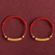 Handmade Alloy Heart Sutra Protection Strength Bracelet Anklet Handmade Alloy Heart Sutra Protection Strength Bracelet Anklet