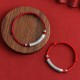 Handmade 999 Sterling Silver Om Mani Padme Hum Heart Sutra Carved Bracelet Anklet Handmade 999 Sterling Silver Om Mani Padme Hum Heart Sutra Carved Bracelet Anklet