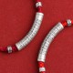 Handmade 999 Sterling Silver Om Mani Padme Hum Heart Sutra Carved Bracelet Anklet Handmade 999 Sterling Silver Om Mani Padme Hum Heart Sutra Carved Bracelet Anklet