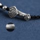 Handmade 999 Sterling Silver Fu Character Ruyi Handle Bracelet Anklet Handmade 999 Sterling Silver Fu Character Ruyi Handle Bracelet Anklet