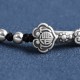 Handmade 999 Sterling Silver Fu Character Ruyi Handle Bracelet Anklet Handmade 999 Sterling Silver Fu Character Ruyi Handle Bracelet Anklet
