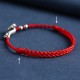 Handmade 999 Sterling Silver Fu Character Ruyi Handle Bracelet Anklet Handmade 999 Sterling Silver Fu Character Ruyi Handle Bracelet Anklet