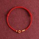 999 Gold Small Peace Buckle Luck Bracelet Anklet 999 Gold Small Peace Buckle Luck Bracelet Anklet