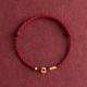 999 Gold Small Peace Buckle Luck Bracelet Anklet 999 Gold Small Peace Buckle Luck Bracelet Anklet
