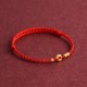999 Gold Small Peace Buckle Luck Bracelet Anklet 999 Gold Small Peace Buckle Luck Bracelet Anklet