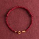 999 Gold Small Peace Buckle Luck Bracelet Anklet 999 Gold Small Peace Buckle Luck Bracelet Anklet