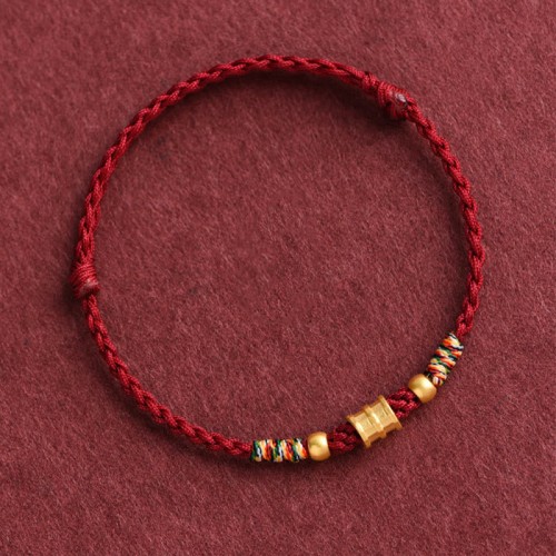 999 Gold Small Bucket Shape Design Luck Bracelet Anklet 999 Gold Small Bucket Shape Design Luck Bracelet Anklet
