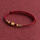 999 Gold Small Bucket Shape Design Luck Bracelet Anklet 999 Gold Small Bucket Shape Design Luck Bracelet Anklet