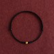 999 Gold Mini Bead Strength Braided Rope Anklet 999 Gold Mini Bead Strength Braided Rope Anklet