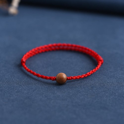 Natural Peach Wood Bead Ward Off Evil Spirits Bracelet Anklet Natural Peach Wood Bead Ward Off Evil Spirits Bracelet Anklet
