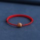 Natural Peach Wood Bead Ward Off Evil Spirits Bracelet Anklet Natural Peach Wood Bead Ward Off Evil Spirits Bracelet Anklet