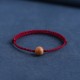 Natural Peach Wood Bead Ward Off Evil Spirits Bracelet Anklet Natural Peach Wood Bead Ward Off Evil Spirits Bracelet Anklet