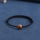 Natural Peach Wood Bead Ward Off Evil Spirits Bracelet Anklet Natural Peach Wood Bead Ward Off Evil Spirits Bracelet Anklet