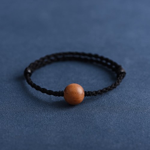 Natural Peach Wood Bead Ward Off Evil Spirits Bracelet Anklet Natural Peach Wood Bead Ward Off Evil Spirits Bracelet Anklet