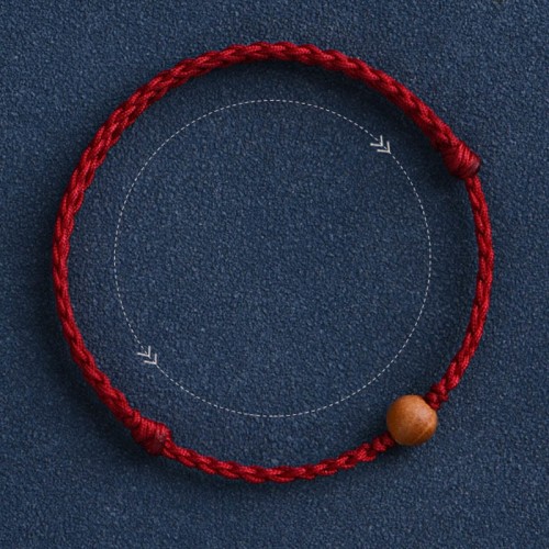 Natural Peach Wood Bead Ward Off Evil Spirits Bracelet Anklet Natural Peach Wood Bead Ward Off Evil Spirits Bracelet Anklet