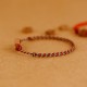 Peach Wood Peach Blossom Cinnabar Wealth Bracelet Anklet Peach Wood Peach Blossom Cinnabar Wealth Bracelet Anklet