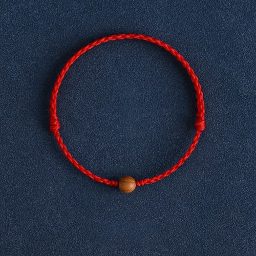 Natural Peach Wood Bead Ward Off Evil Spirits Bracelet Anklet Natural Peach Wood Bead Ward Off Evil Spirits Bracelet Anklet