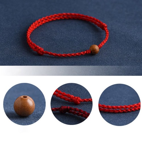 Natural Peach Wood Bead Ward Off Evil Spirits Bracelet Anklet Natural Peach Wood Bead Ward Off Evil Spirits Bracelet Anklet