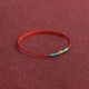 999 Gold Beads Turquoise Protection Bracelet Anklet 999 Gold Beads Turquoise Protection Bracelet Anklet