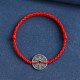 925 Sterling Silver Coin Protection Bracelet Anklet 925 Sterling Silver Coin Protection Bracelet Anklet