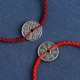 925 Sterling Silver Coin Protection Bracelet Anklet 925 Sterling Silver Coin Protection Bracelet Anklet