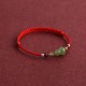 Natural Hetian Jade Gourd Protection Bracelet Anklet Natural Hetian Jade Gourd Protection Bracelet Anklet