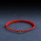 925 Sterling Silver Five Emperor Coins Red String Bracelet Anklet 925 Sterling Silver Five Emperor Coins Red String Bracelet Anklet