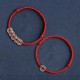925 Sterling Silver Five Emperor Coins Red String Bracelet Anklet 925 Sterling Silver Five Emperor Coins Red String Bracelet Anklet