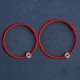 925 Sterling Silver Five Emperor Coins Red String Bracelet Anklet 925 Sterling Silver Five Emperor Coins Red String Bracelet Anklet