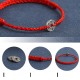 925 Sterling Silver Five Emperor Coins Red String Bracelet Anklet 925 Sterling Silver Five Emperor Coins Red String Bracelet Anklet