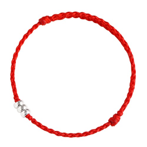 925 Sterling Silver Beads Protection Luck Bracelet Anklet 925 Sterling Silver Beads Protection Luck Bracelet Anklet