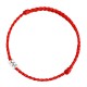 925 Sterling Silver Beads Protection Luck Bracelet Anklet 925 Sterling Silver Beads Protection Luck Bracelet Anklet