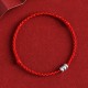 925 Sterling Silver Beads Protection Luck Bracelet Anklet 925 Sterling Silver Beads Protection Luck Bracelet Anklet