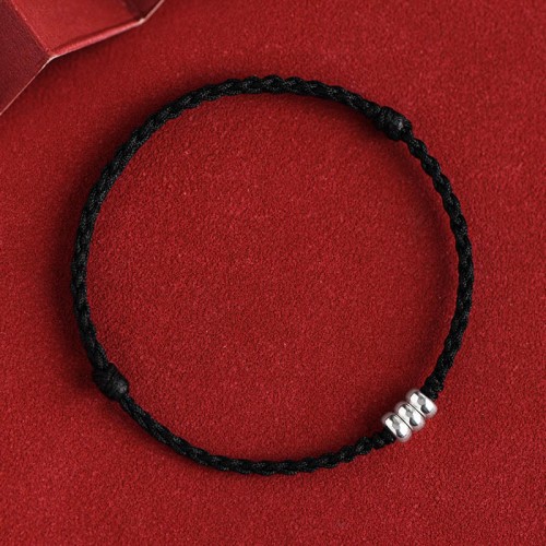 925 Sterling Silver Beads Protection Luck Bracelet Anklet 925 Sterling Silver Beads Protection Luck Bracelet Anklet